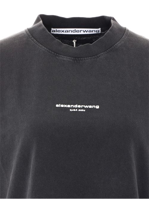 T-shirt con logo ALEXANDER WANG | UCC3261905011
